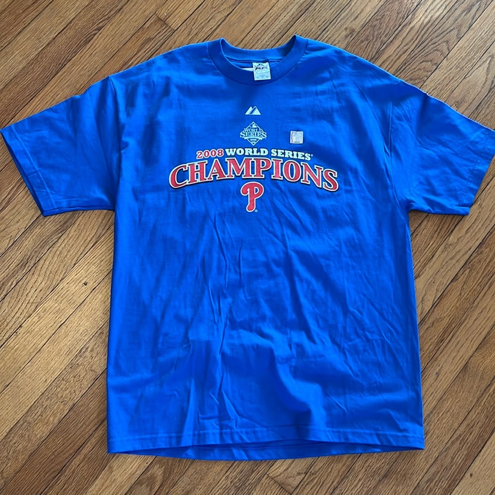 NWT 2008 Philadelphia Phillies World Series t-shirt